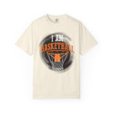 Basketball Hoop Graphic T-Shirt — "I Am Basketball" Sports Tee